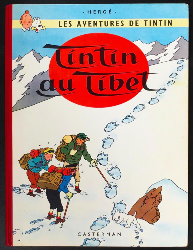 Tintin au Tibet EO belge signée Talbot La bande des cinés