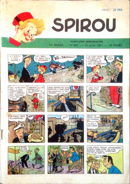 Spirou (journal) # 687 - 