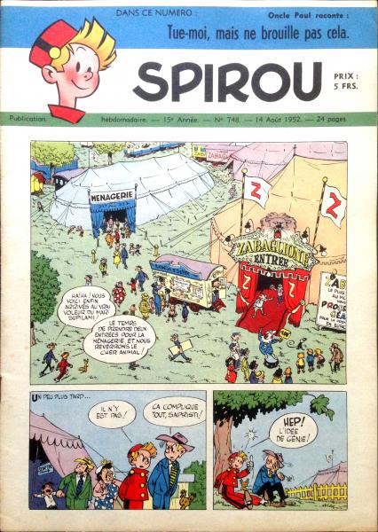 Spirou (journal) # 748 - 