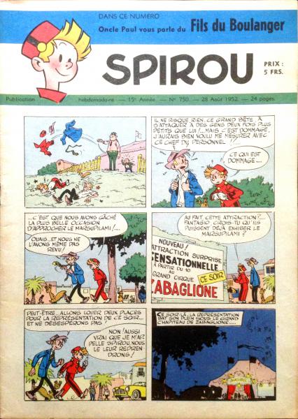 Spirou (journal) # 750 - 