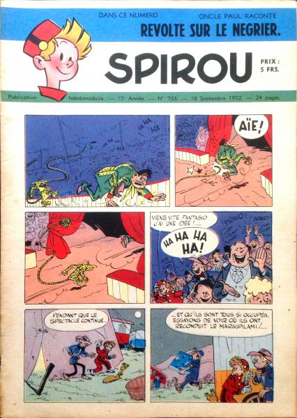 Spirou (journal) # 753 - 