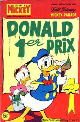 Mickey parade (mickey bis) # 1336 - Donald premier prix