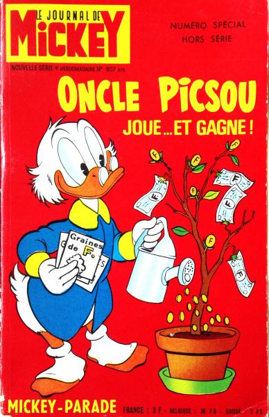 Mickey parade (mickey bis) # 807 - Oncle Picsou joue… et gagne !
