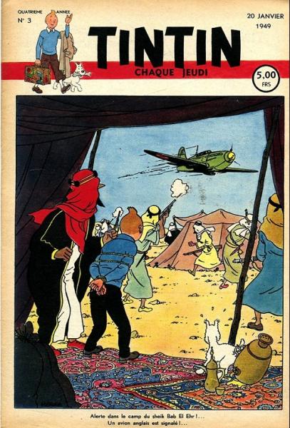 Tintin journal (belge) # 3 - Couverture Hergé
