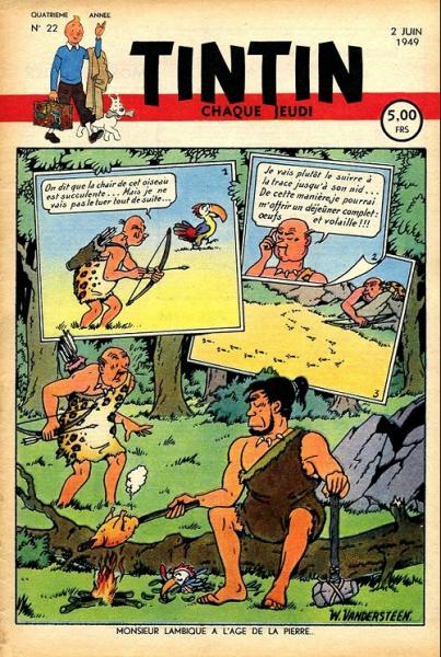 Tintin journal (belge) # 22 - Couverture Willy Vandersteen - Lambique