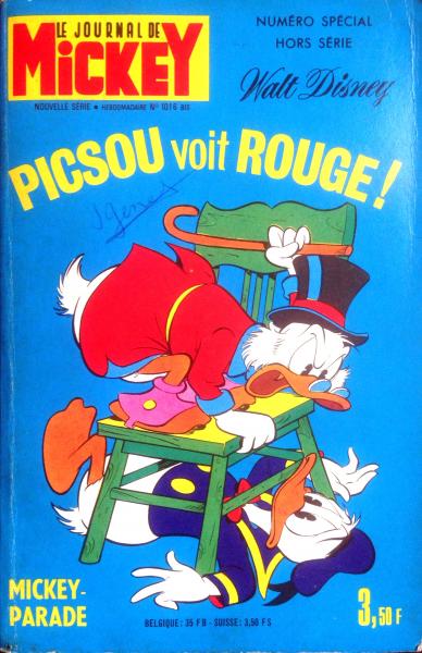 Mickey parade (mickey bis) # 1016 - Picsou voit rouge !