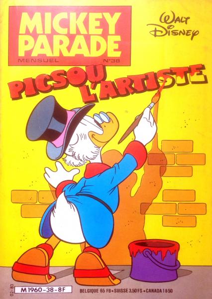 Mickey parade (deuxième serie) # 38 - Picsou l'artiste
