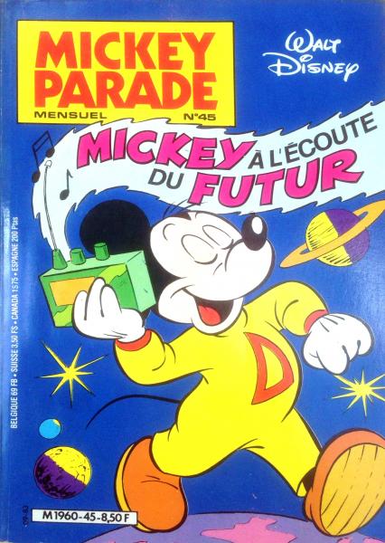 Mickey parade (deuxième serie) # 45 - Mickey à l'écoute du futur