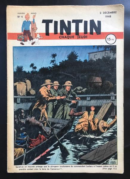 Tintin journal (français)  # 6 - Couverture Le Rallic