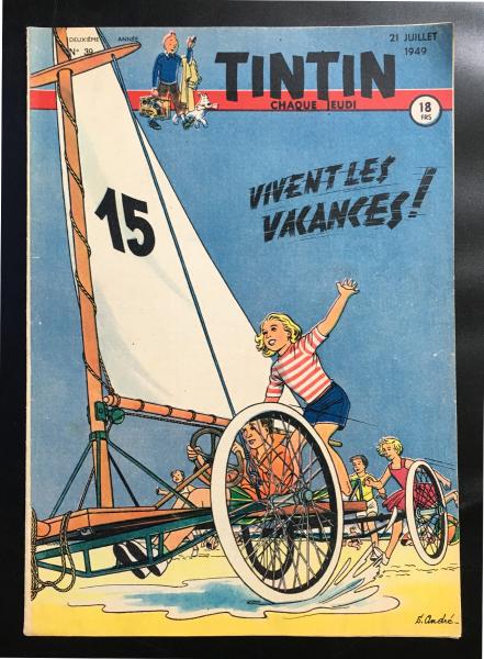 Tintin journal (français)  # 39 - Couverture S. André