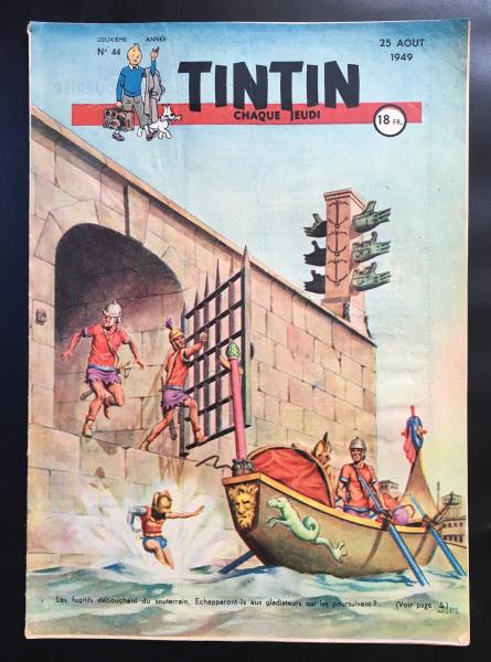 Tintin journal (français)  # 44 - Couverture Jacques Martin - Alix