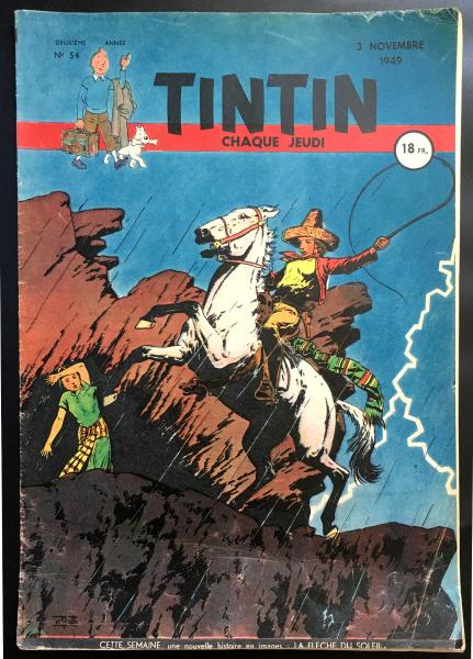 Tintin journal (français)  # 54 - Couverture Le Rallic - Teddy Bill