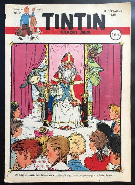 Tintin journal (français)  # 59 - Couverture de Husy