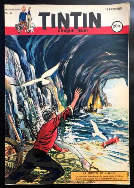 Tintin journal (français)  # 86 - Couverture Reding