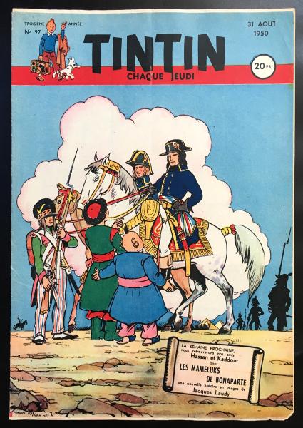 Tintin journal (français)  # 97 - Couverture Jacques Laudy