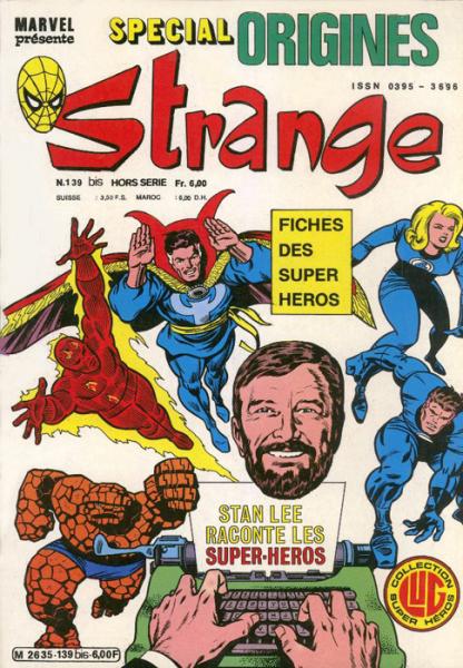 Strange spécial origines # 139 - Avec fiches