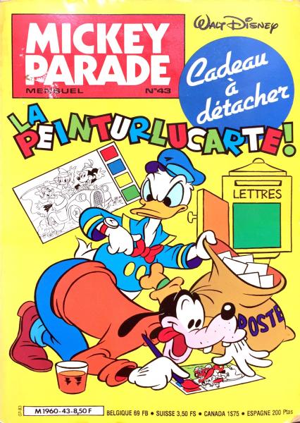 Mickey parade (deuxième serie) # 43 - La peinturlucarte!