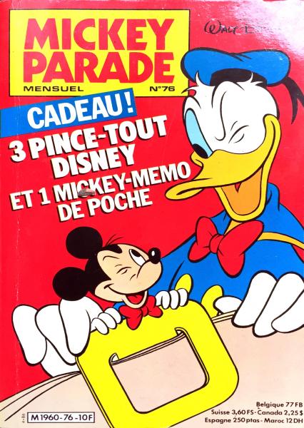 Mickey parade (deuxième serie) # 76 - 3 pince-tout Disney