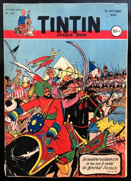 Tintin journal (français)  # 103 - Couverture Jacques Laudy
