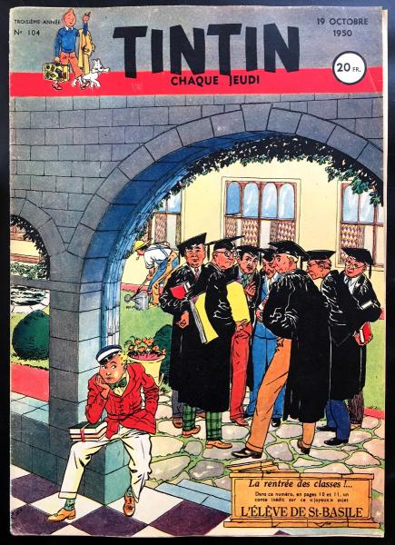 Tintin journal (français)  # 104 - Couverture René Follet
