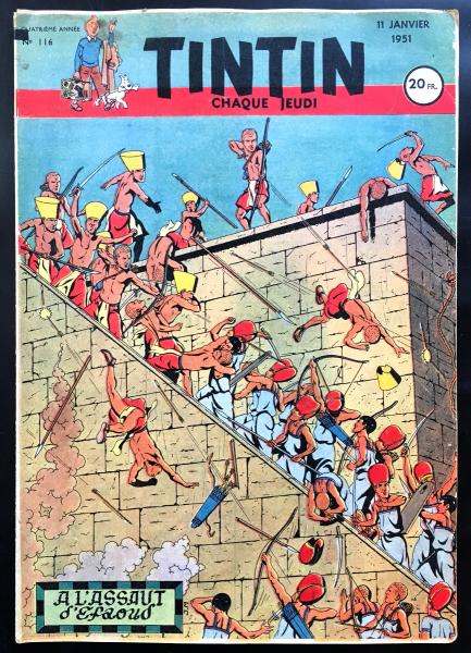 Tintin journal (français)  # 116 - Couverture Alix Jacques Martin