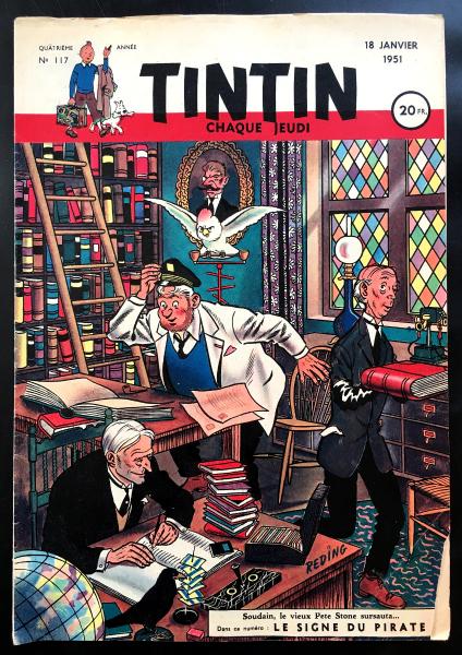 Tintin journal (français)  # 117 - Couverture Raymond Reding