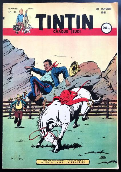Tintin journal (français)  # 118 - Couverture Le Rallic