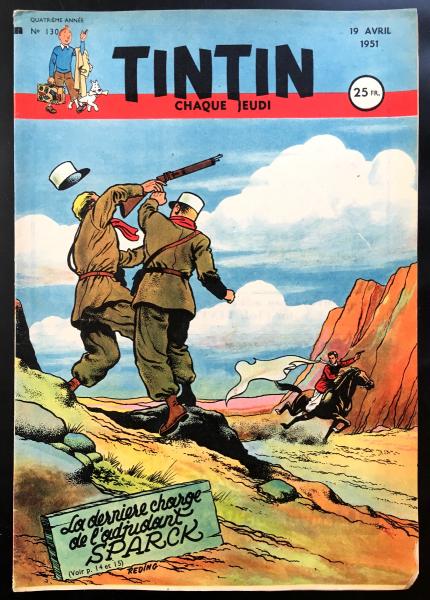 Tintin journal (français)  # 130 - Couverture Raymond Reding