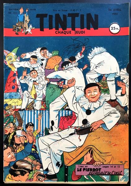 Tintin journal (français)  # 131 - Couverture René Follet