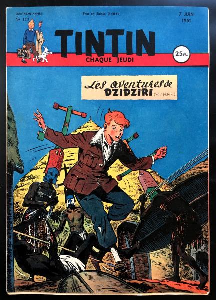 Tintin journal (français)  # 137 - Couverture Weinberg