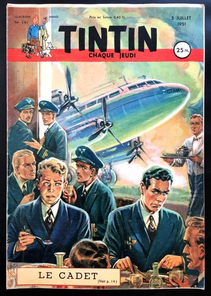 Tintin journal (français)  # 141 - Couverture Raoul Auger