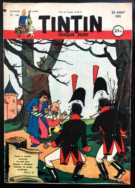 Tintin journal (français)  # 148 - Couverture Jacques Laudy