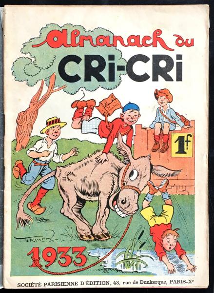 Cri-cri (1ère série) # 0 - Almanach 1933