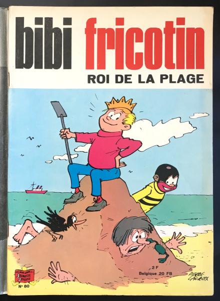Bibi Fricotin (série après-guerre) # 80 - Bibi Fricotin roi de la plage