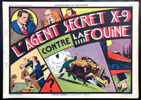 Aventures et mystère (avant-guerre) # 15 - Agent X-9 contre la Fouine