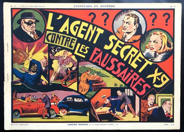 Aventures et mystère (avant-guerre) # 17 - L'Agent secret X-9 contre les faussaires