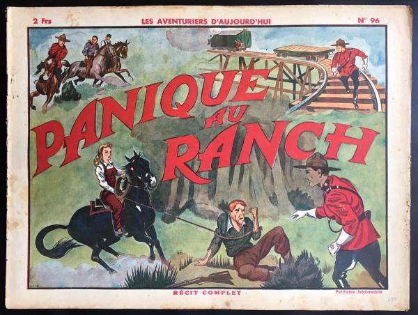 Les Aventuriers d'aujourd'hui (Avant-guerre) # 96 - Panique au ranch