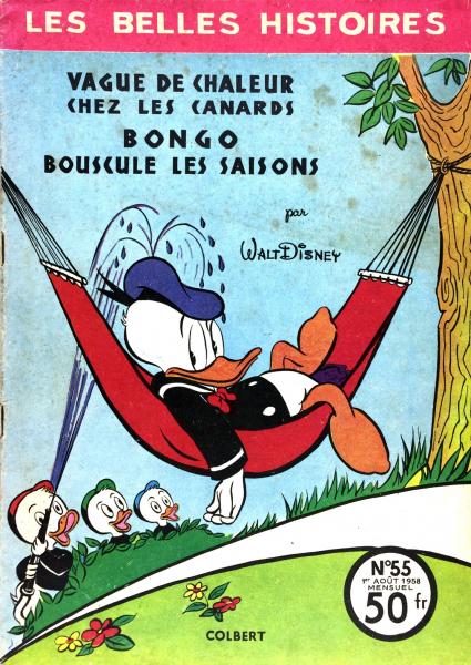 Les belles histoires de Walt Disney (2ème série) # 55 - Vague de chaleur chez les canards