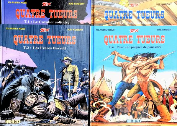 Tex - quatre tueurs # 0 - Série complète  en 4 tomes