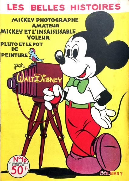 Les belles histoires de Walt Disney (2ème série) # 10 - Mickey photographe