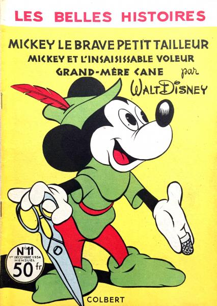 Les belles histoires de Walt Disney (2ème série) # 11 - Mickey brave petit tailleur
