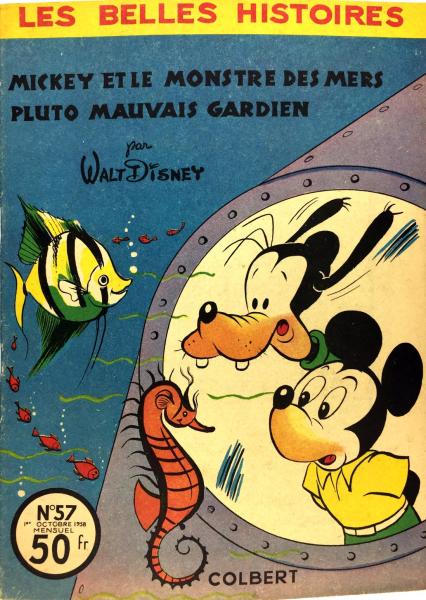 Les belles histoires de Walt Disney (2ème série) # 57 - Mickey et le monstre des mer