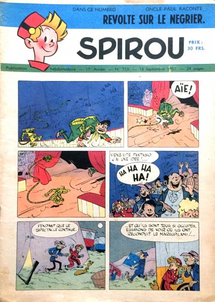 Spirou (journal) # 753 - 