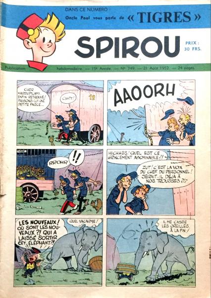 Spirou (journal) # 749 - 