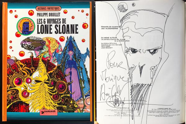 Lone Sloane # 2 - Les Six voyages de Lone Sloane + dédicace