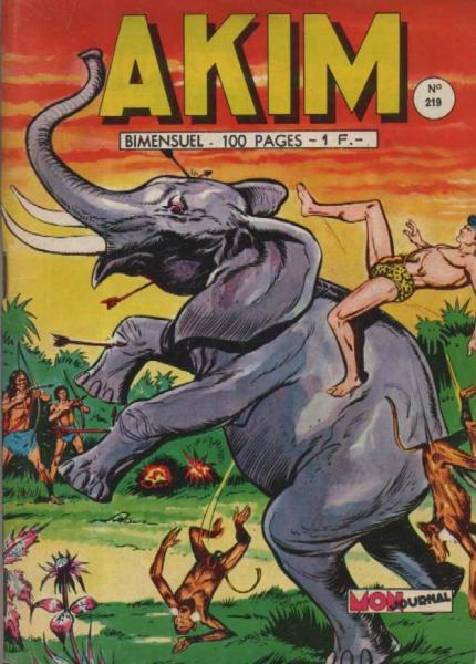 Akim # 219 - Matumbo, l'homme-léopard - la grotte de la mort