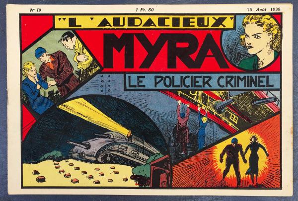 L'Audacieux (collection) # 19 - Myra - le policier criminel