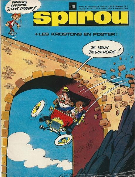 Spirou (journal) # 1701 - Avec mini recit - SANS poster