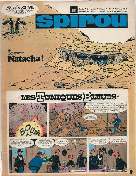 Spirou (journal) # 1711 - Avec poster Natacha