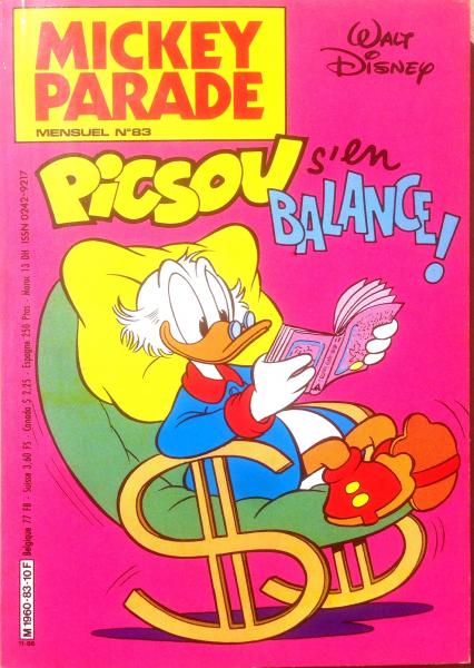 Mickey parade (deuxième serie) # 83 - Picsou s'en balance !